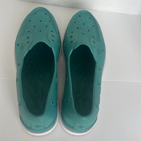 Sperry Men's Authentic Original Float Boat‎ Shoe, Teal Speckle, 13 ♣️ - Picture 5 of 8